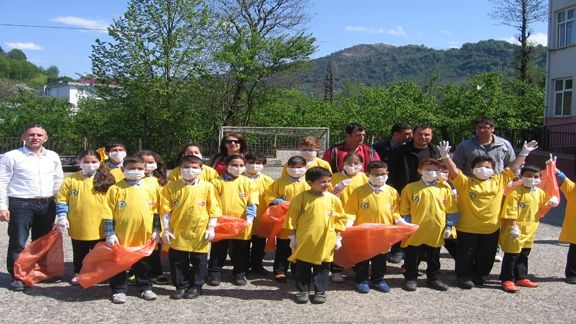 Hacılar İlkokulu Öğrencilerinden Sürdürülebilir Çevre  Çalışması