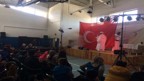 Şehitler Diyârı Çanakkale Tiyatro Gösterisi İlçemizde Sahnelendi.